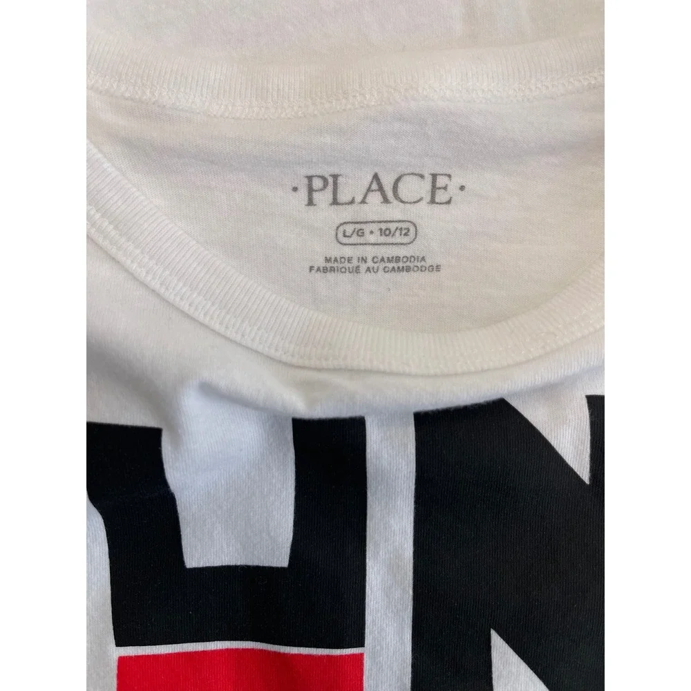 The‎ Childrens Place Kids Juneteenth 1865 Graphic Tee White Size L 10/12